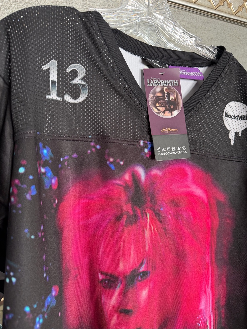 Black Milk Labyrinth jersey tunic mini dress Tee Bowie Jim Henson NWT RARE sz M - Picture 4 of 9